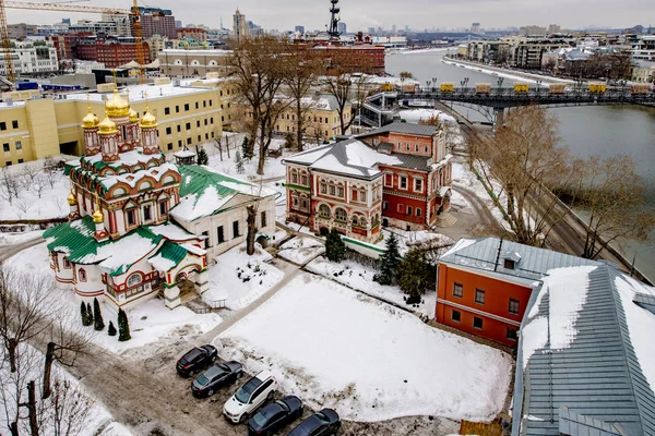 Noviembre 2018 Invierno Las Calles Centro Del Distrito Histórico Moscú —  Fotos de Stock