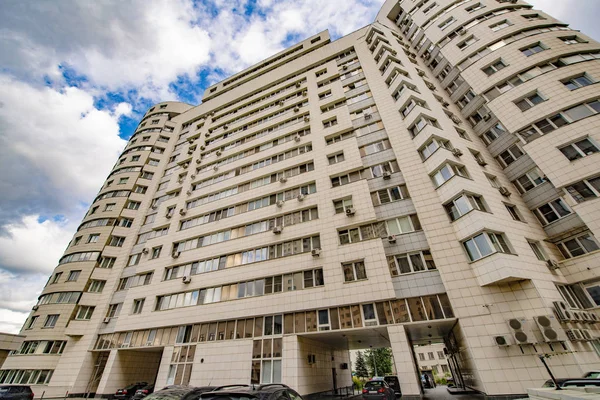 Facade Modern Multi Story Premium Residential Building — Stock Photo, Image