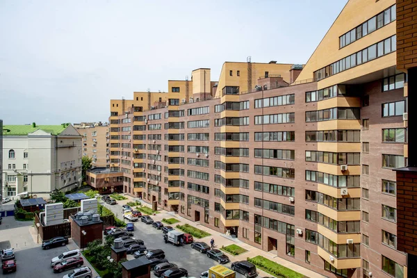 New Residential Areas Moscow Multi Storey Buildings Streets — Stock Photo, Image