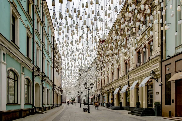 Mosca Russa Luglio 2019 Fiere Decorazioni Nel Centro Turistico Del — Foto Stock