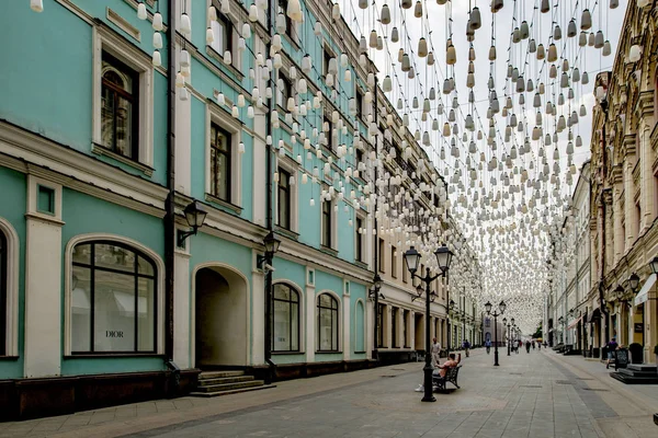 Mosca Russa Luglio 2019 Fiere Decorazioni Nel Centro Turistico Del — Foto Stock