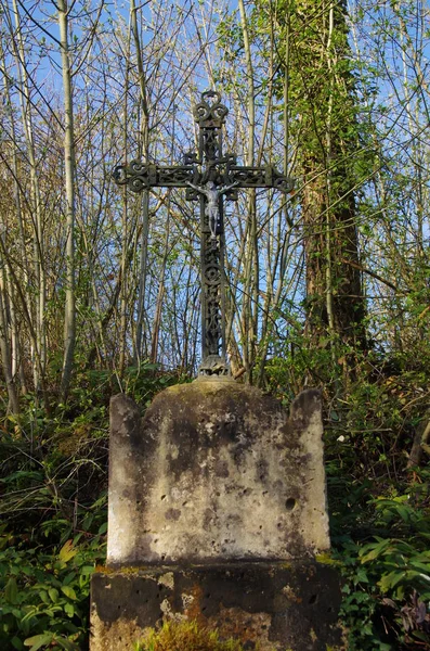 Crucifix Forest Paris France Europe — Stock Photo, Image