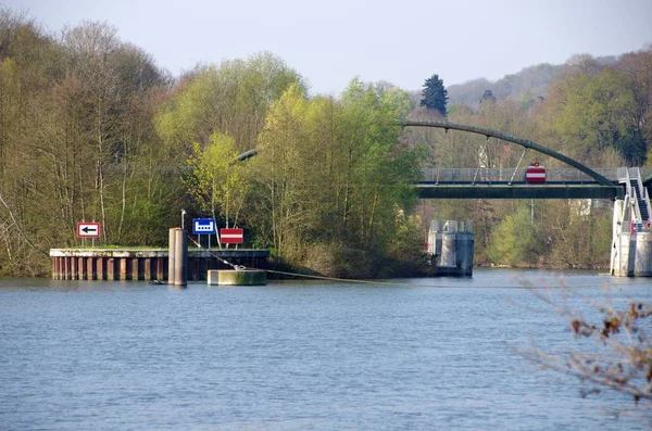 River Jelek Oise Folyó Közelében Párizsban Franciaországban Európában — Stock Fotó