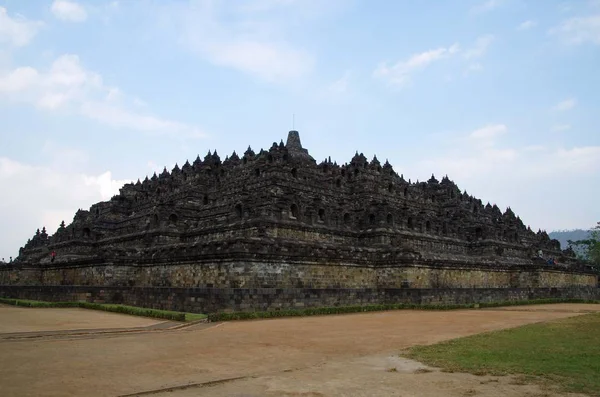 Endonezya Java Adasında Yogyakarta Yakınlarındaki Borobudur Tapınağı — Stok fotoğraf