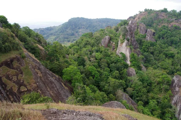 Wulkan Puerba Wyspie Jawa Indonezji — Zdjęcie stockowe