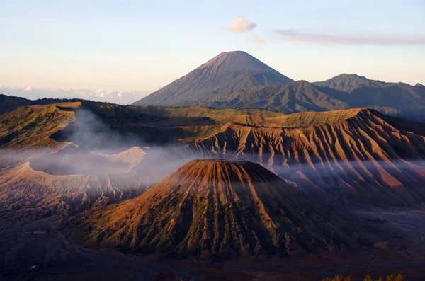 Vulcão Bromo Amanhecer Ilha Java Indonésia — Fotografia de Stock