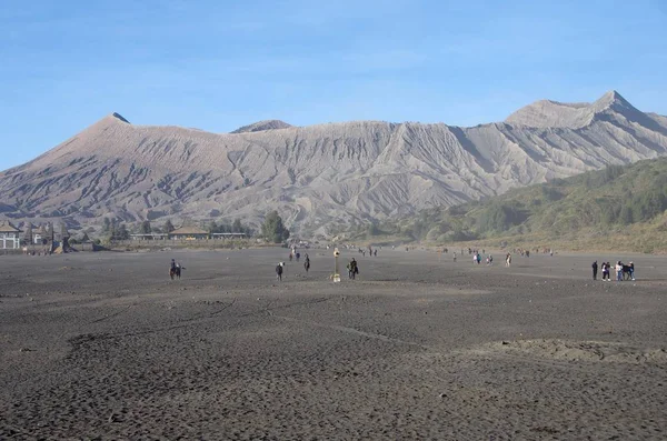 印尼爪哇岛上的布罗莫火山和滕格尔火山口 — 图库照片