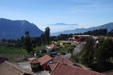 Endonezya'da Java adasında Manzara