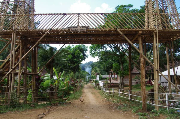 Villaggio Tradizionale Sull Isola Java Indonesia — Foto Stock