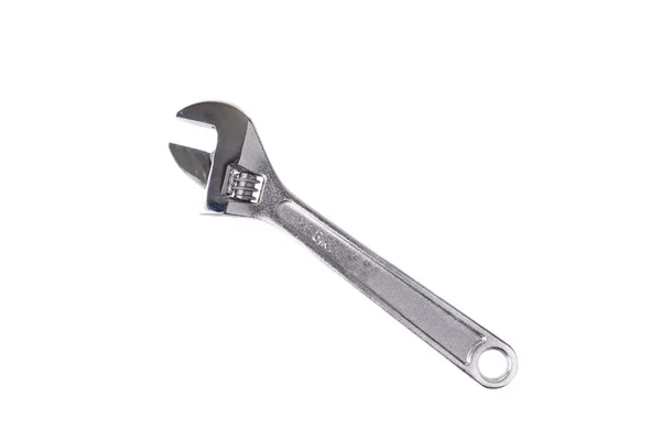 Adjustable Wrench Isolated White Background — Stock Photo, Image
