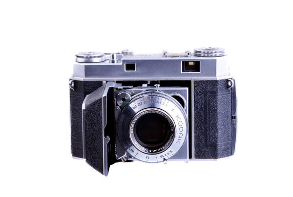 ПАНАМА, Панама - 30 июля 2015 года: Retina - это название многолетней серии 35-мм камер Kodak немецкого производства, выпускавшихся с 1936 по 1969 год
