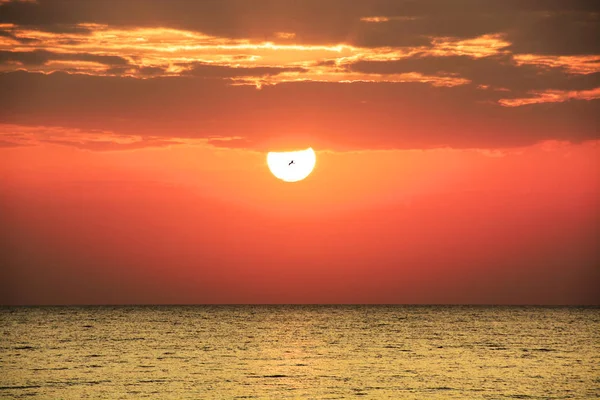 Torrox Wschód Słońca Plaży Panama — Zdjęcie stockowe