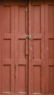  Eski City Panama eski bir ahşap kapı yakın çekim                              