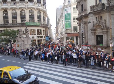 Buenos Aires, Arjantin-Eylül 8, 2011: Buenos Aires Arjantin en kalabalık şehri ve başkentidir. Şehrin Haliç Ro de la Plata Batı kıyısında yer alır.                            