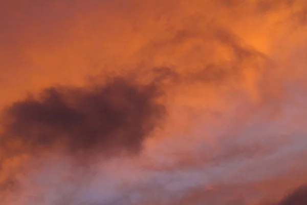 Close Vibrant Clouds Summer Sunset — Stock Photo, Image