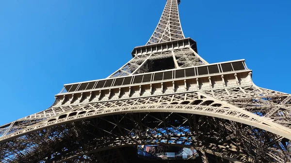 Vista Torre Eiffel Ângulo — Fotografia de Stock