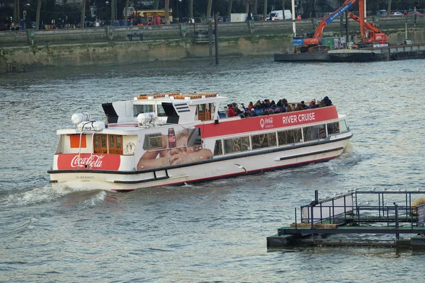 London England Jan 2017 River Cruises Trips River Thames London — Stock Photo, Image