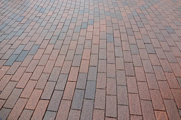 Arka plan olarak bir tuğla yolu kapat                          