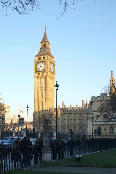 Londres Inglaterra Ene 2017 Palacio Westminster Plaza Del Parlamento Westminster — Foto de Stock