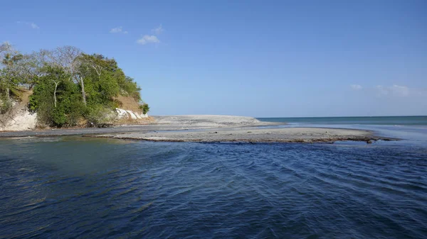 Zobacz Piękne Tropikalnej Plaży Centralnym Pacyfiku Wybrzeże Panamy — Zdjęcie stockowe