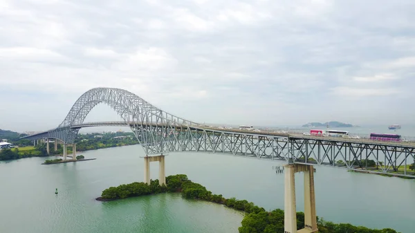 Панама Панама Oct 207 Міст Америки Автомобільного Мосту Панамі Які — стокове фото