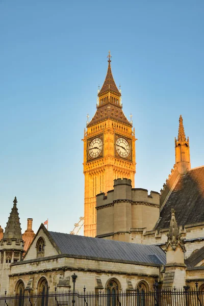 Palacio Westminster Lado Sur Ablingdon Westminster Inglaterra Torre Del Reloj — Foto de Stock