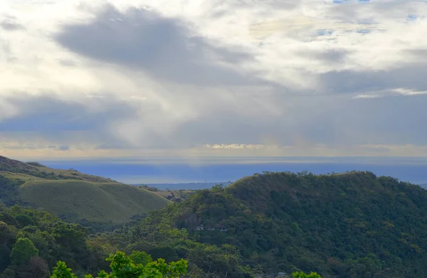 Utsikt Över Stilla Havet Från Den Centrala Bergskedjan Panama — Stockfoto
