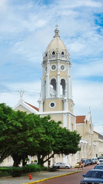 Ciudad Panamá Panamá Dic 2016 San Francisco Asís Una Iglesia — Foto de Stock