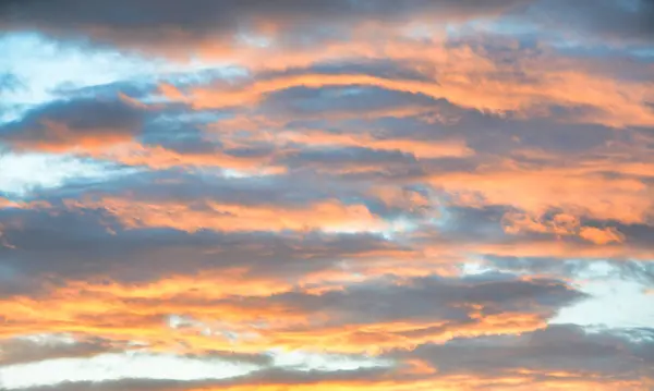 Primer Plano Cielo Verano Atardecer — Foto de Stock