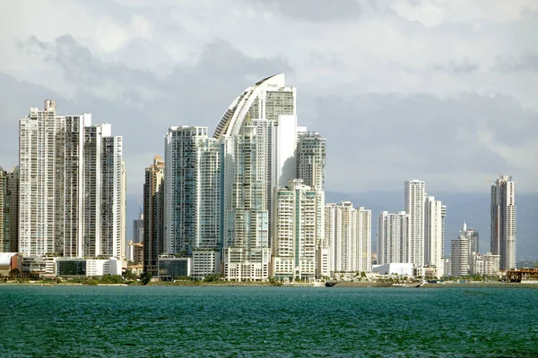 Close View Panama City Panama Its Modern Skyline — Stock Photo, Image