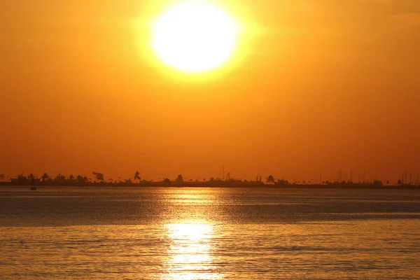 Piękny Wschód Słońca Miejscu Nadmorskiej Panama — Zdjęcie stockowe