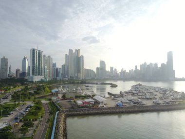  Panama City, Panama-Eylül 14, 2017: Panama City Orta Amerika'nın en modern şehri olduğunu