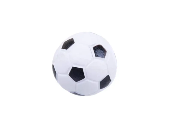 Close up of a soccer ball isolated on a white background — Stock Photo, Image