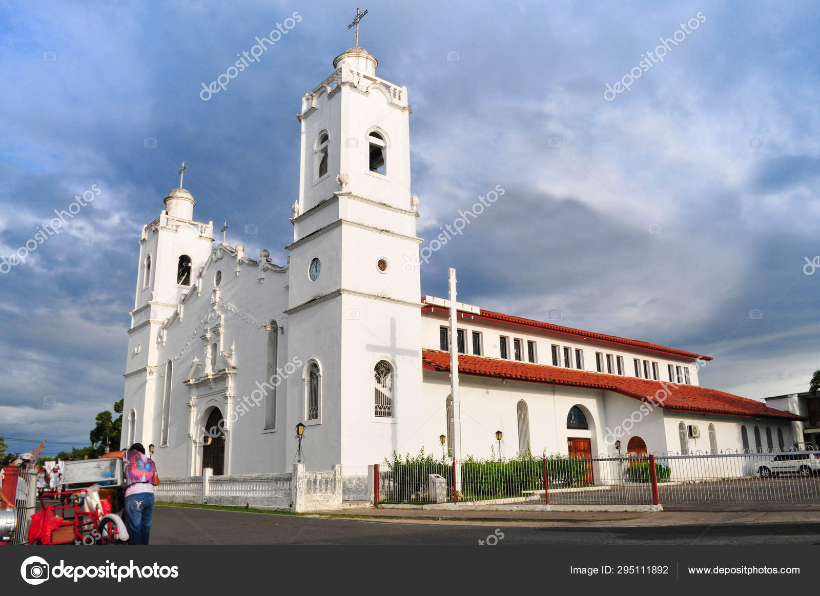 巴拿马科勒的佩诺诺姆圣约翰教堂—— 库存社论照片© CraterValley #295111892
