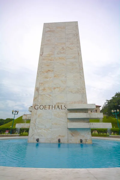 Denkmal zum Gedenken an George Goethals — Stockfoto