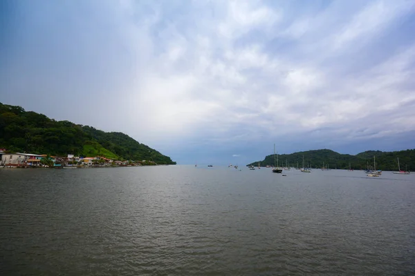 Vista da Baía de Portobelo na Província de Colón, Panamá . — Fotografia de Stock