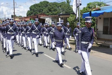 Los Santos-Panama-Kas 10, 2018: Panama Kamu Kuvvetleri Panama, Orta Amerika ulusal güvenlik güçleri.