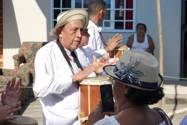 Los Santos Panama Nov 2018 Traditional Musicians Performing Street Los — Stock Photo, Image
