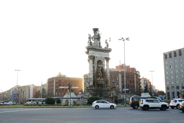 Barcelona España Feb 2019 Plaza España Una Las Plazas Más —  Fotos de Stock