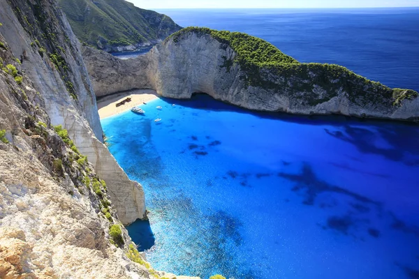 Topdown View Of Navagio Bay Shipwreck Beach In Zakynthos Greeceserene And  Devoid Of Any Human Presence Photo Background And Picture For Free Download  - Pngtree