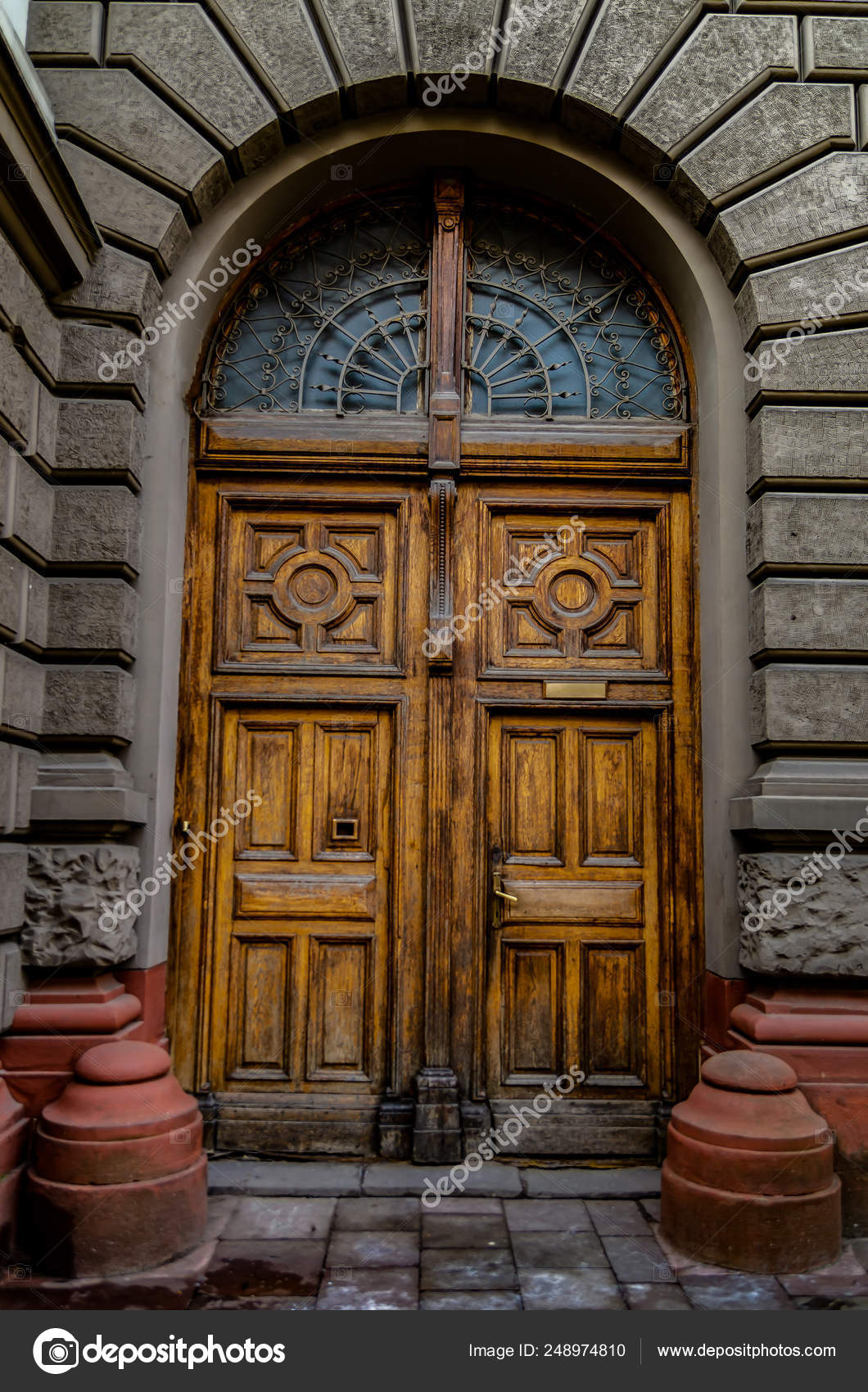 Beautiful Double Front Doors Carved