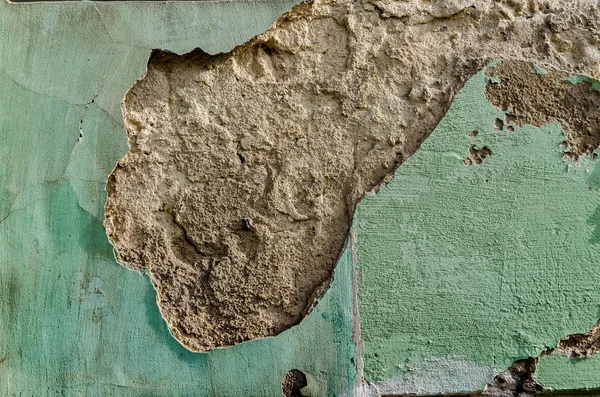 Abstrakter Hintergrund - schäbiger schäbiger Putz an der Wand, verschwommen — Stockfoto