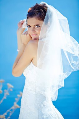 Doğada güzel bir gelin.