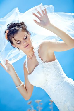 Doğada güzel bir gelin.