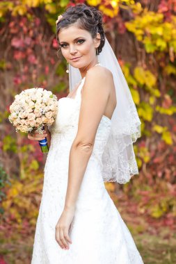 Doğada güzel bir gelin.