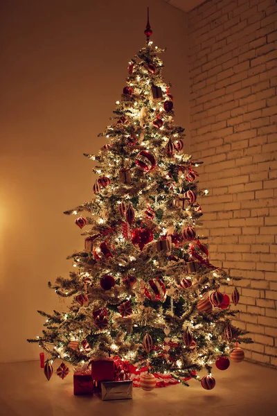Wystrój świąteczny w domu. — Zdjęcie stockowe
