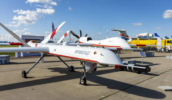 Zhukovsky Région Moscou Russie Août 2019 Deux Nouveaux Drones Russes — Photo