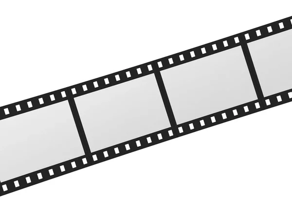 Movie Film Illüstrasyon Izole Beyaz Arka Plan Üzerinde — Stok fotoğraf