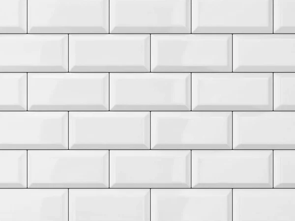 Glänzend nahtlose weißen Fliesen Textur — Stockfoto © kmiragaya #2364760