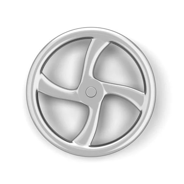 Колесо Клапана Ілюстрація Ізольована Білому Тлі — стокове фото